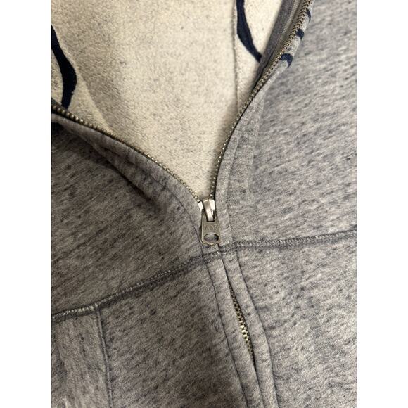 Abercrombie & Fitch VTG Muscle Hoodie Men’s Large Gray Y2K Mallcore Collegiate - Picture 10 of 16